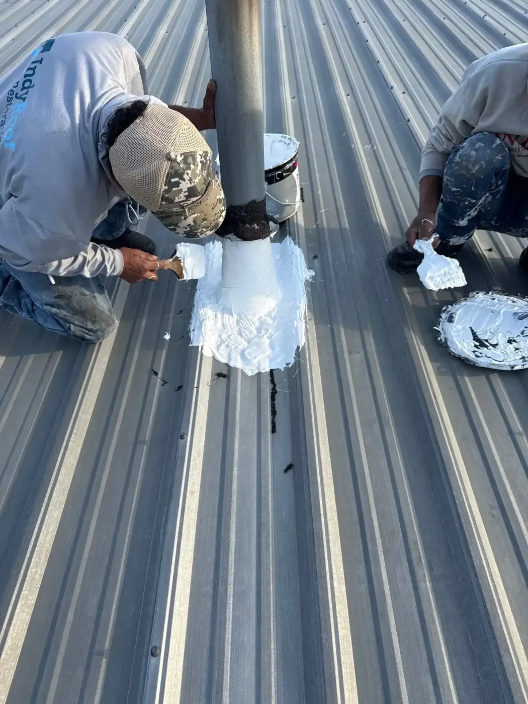 Membrane repair completed in Saddle Creek